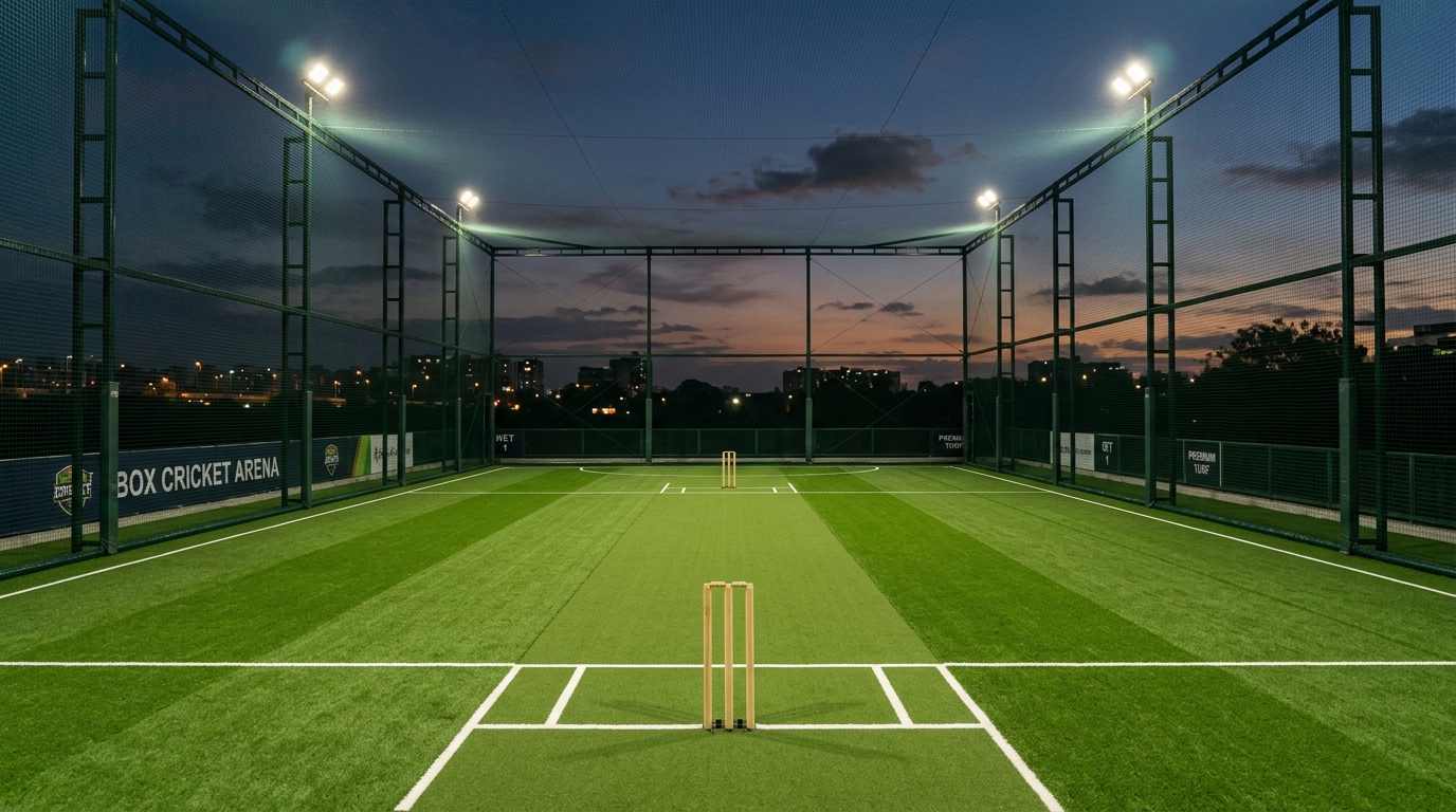 Box cricket arena