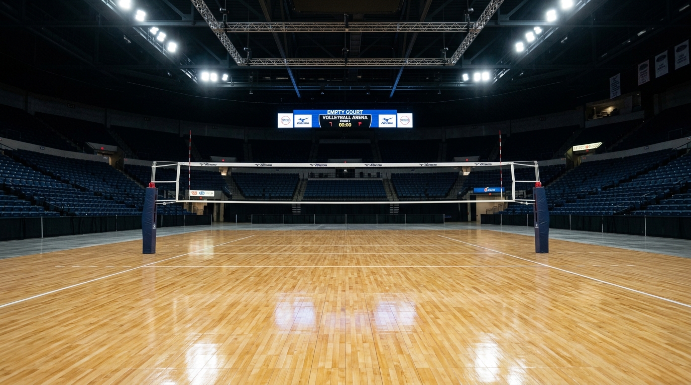 Indoor volleyball hall